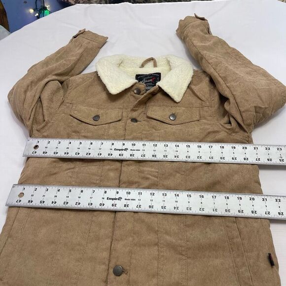 Beautiful Giant Corduroy Sherpa Y2K Trucker Jacket Size Medium New - Picture 3 of 6